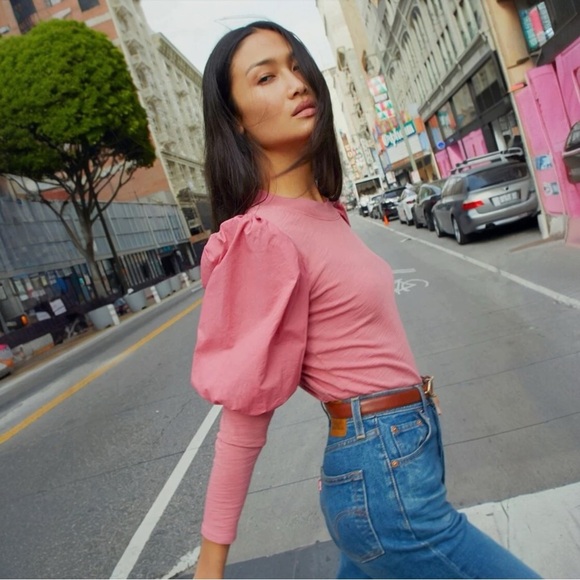 NATION LTD • Daniella Combo Party Tee in Geranium - Picture 12 of 13